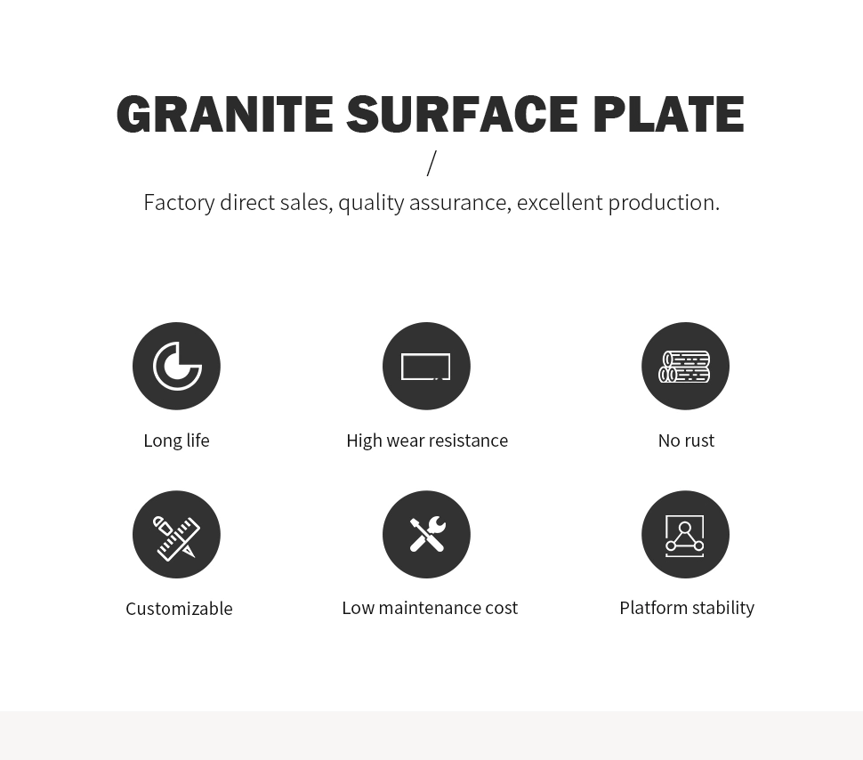 Measuring Control Precision Granite Surface Plate
