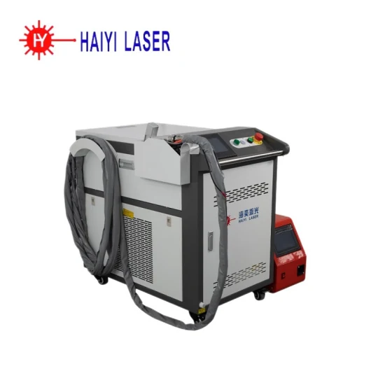 Máquina de soldadura láser Haiyi 3en1 Soldadura Ss de aluminio 2kw 3kw a la venta